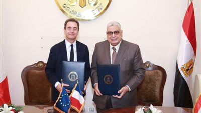 توقيع بروتوكول تعاون مشترك بين مجلس الدولة والسفارة الفرنسية بالقاهرة