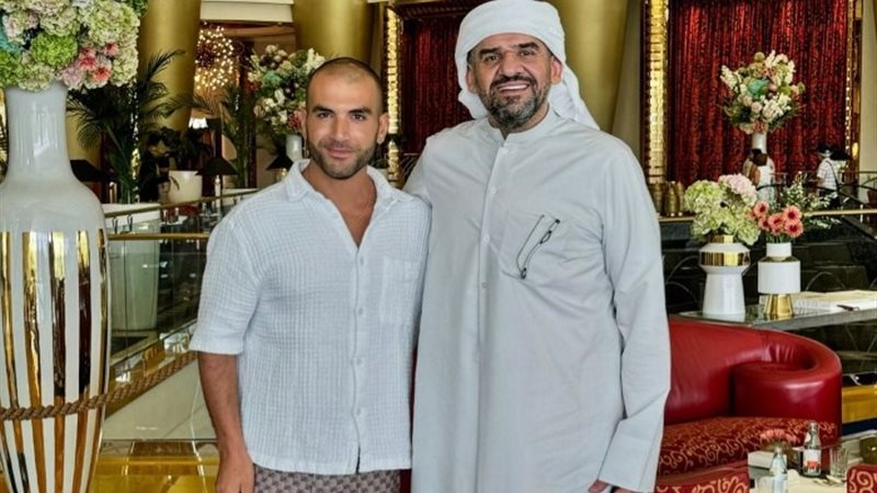 حسين الجسمي والبلوجر الإسرائيلي