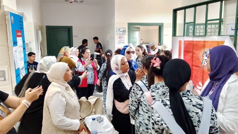قافلة طبية لأهالي الإسكان البديل بروضه أكتوبر