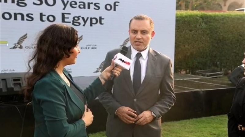 السفير القطري طارق الانصاري ومحررة الجمهور
