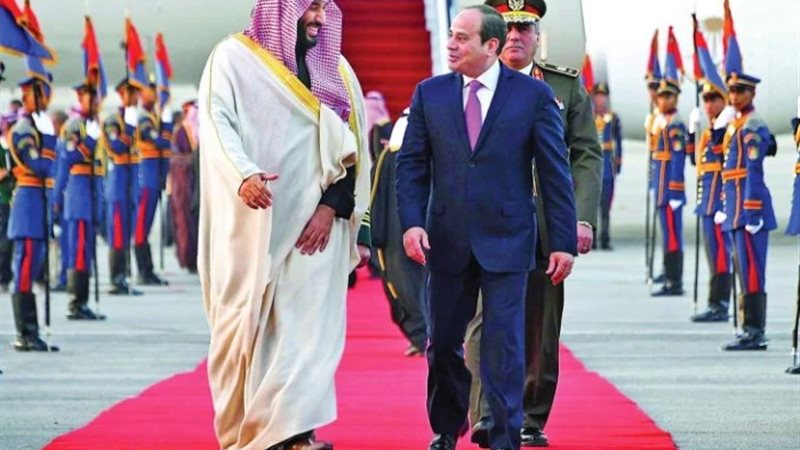 الرئيس عبد الفتاح السيسي والأمير محمد بن سلمان