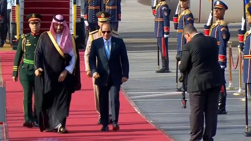 الرئيس السيسي وولي عهد المملكة