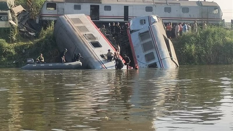 حادث قطار المنيا