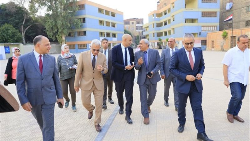 جولة وزير التربية والتعليم بالسيدة زينب