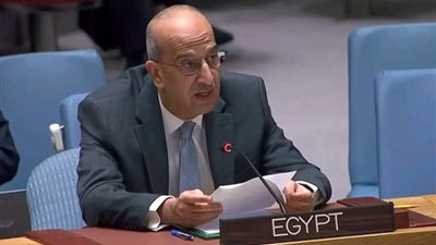 مندوب مصر لدى الأمم المتحدة يطالب بوقف العدوان الإسرائيلي على غزة ولبنان