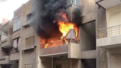 إصابة سيدة وطفلة بحروق متنوعة في حريق منزل ببنى سويف