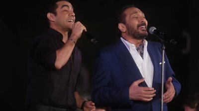 علي الحجار يبدع بمهرجان الموسيقى العربية مع ميدو عادل بأغنية العروسة