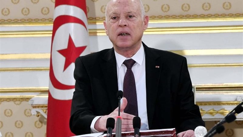 الرئيس التونسي قيس سعيد