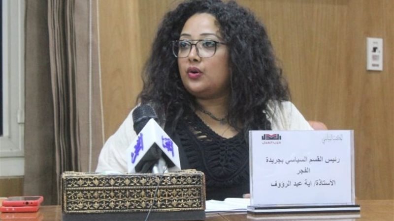 الكاتبة الصحفية آية عبدالرؤوف