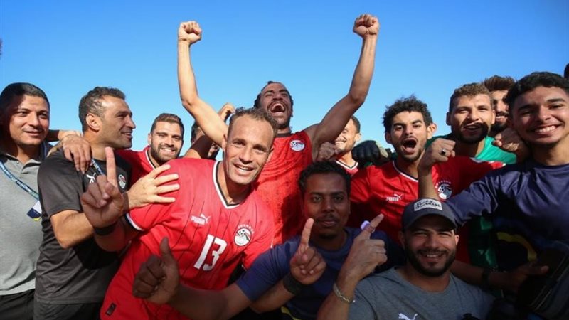 لاعبو منتخب مصر