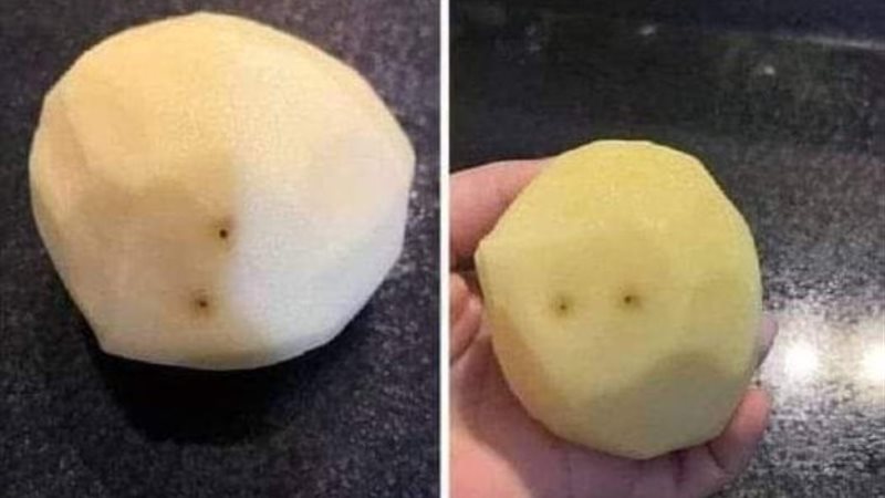 بطاطس بثقوب سوداء