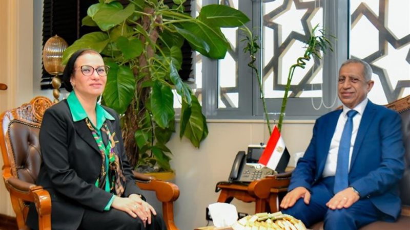 الدكتورة ياسمين فؤاد وزيرة البيئة، الدكتور إسماعيل عبدالغفا