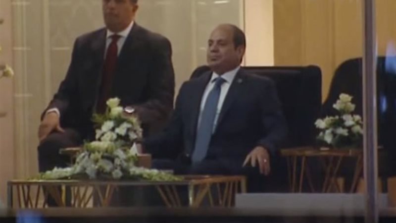الرئيس السيسى خلال احتفالية ذكري انتصار أكتوبر