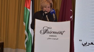 مشيرة خطاب: الانتهاكات ضد المدنيين بـ فلسطين ولبنان تهدد مستقبل حقوق الإنسان