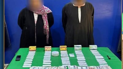 ضبط تشكيل عصابي يضم سيدة بحوزتهم مخدرات بـ2 مليون جنيه لترويجها بالجيزة ودمياط