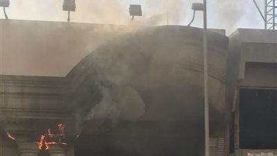 عاجل، حريق في نادي الزمالك بميت عقبة
