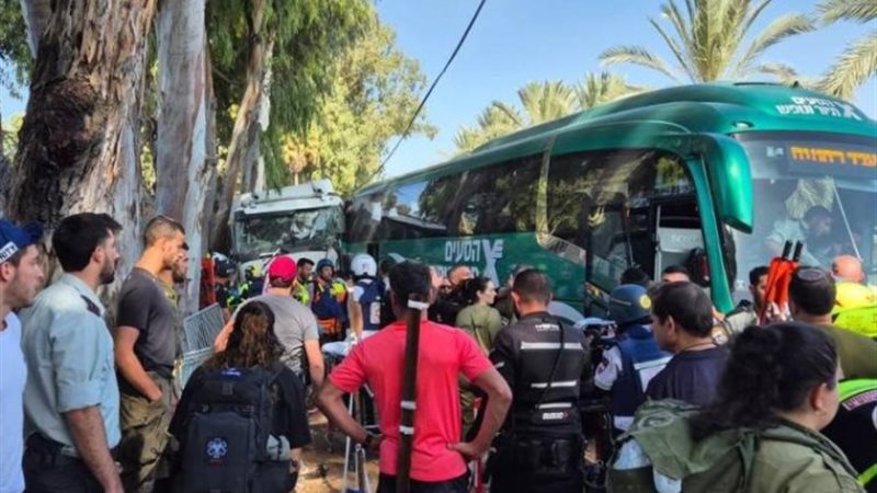 حادث دهس في محطة حافلات في تل أبيب