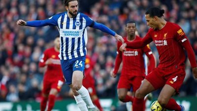 شوط أول سلبي بين ليفربول وبرايتون في كأس رابطة المحترفين