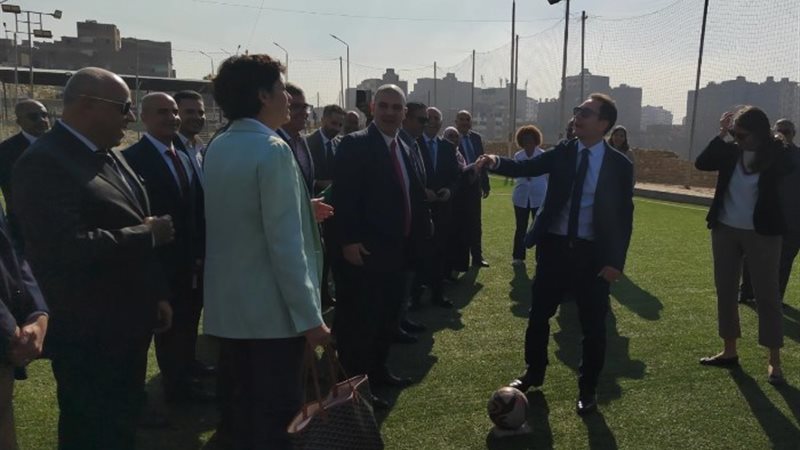 محافظ القاهرة وسفير فرنسا