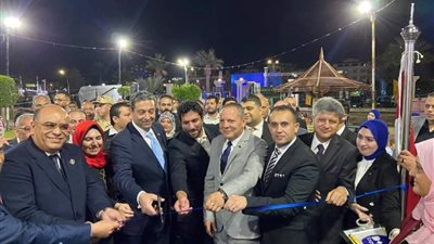 بحضور حسن الرداد والمحافظ، افتتاح معرض التطوير العقاري في دمياط الجديدة (صور)