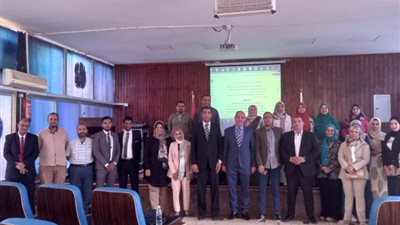 ندوة تعريفية عن حساب البصمة الكربونية للمنشآت بجامعة سوهاج