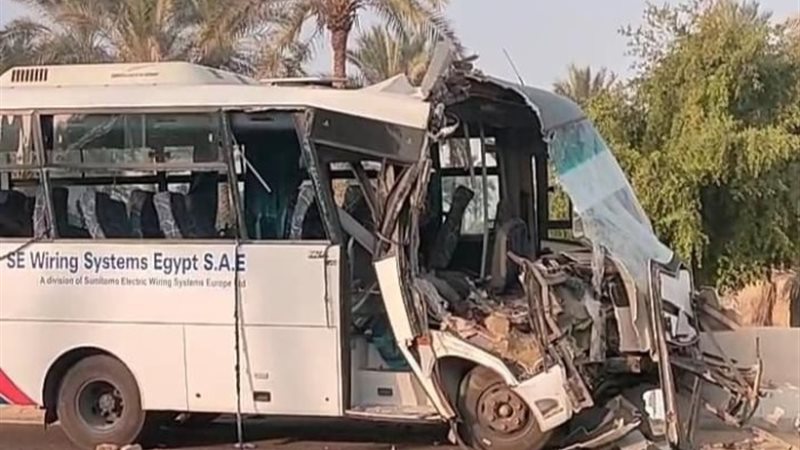 حادث انقلاب ميكروباص _ أرشيفية