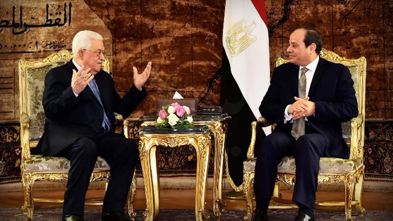 الرئيس السيسي ونظيره الرئيس الفلسطيني ـ أرشيفية