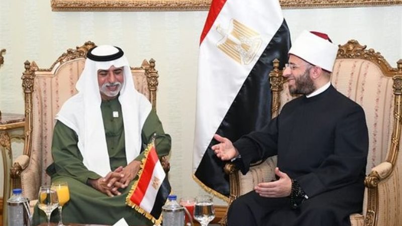 وزير الأوقاف ووزير التسامح بالإمارات