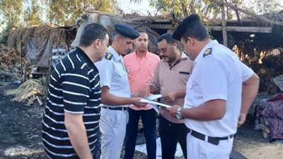 تحرير محاضر لمكامير الفحم المخالفة في دمياط