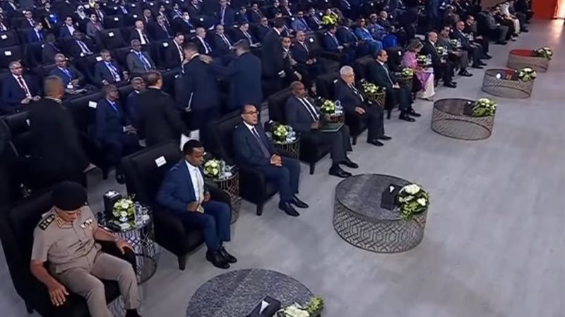 الرئيس عبد الفتاح السيسي خلال افتتاح المنتدى الحضري