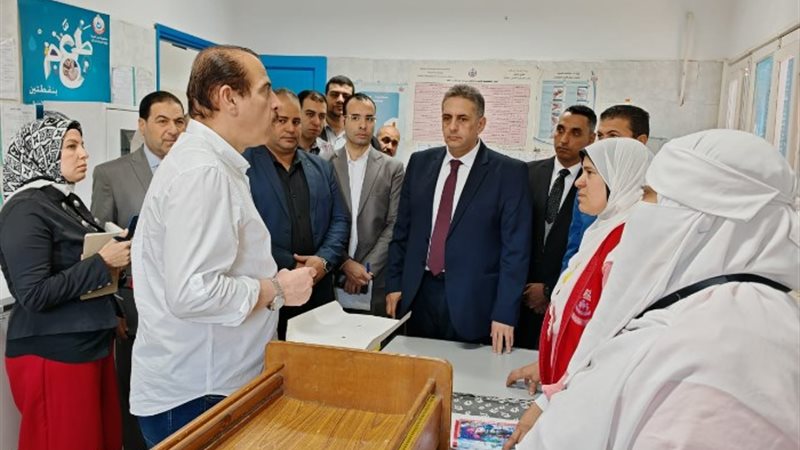 نائب الصحة بجولة تفقدية بمحافظة كفر الشيخ