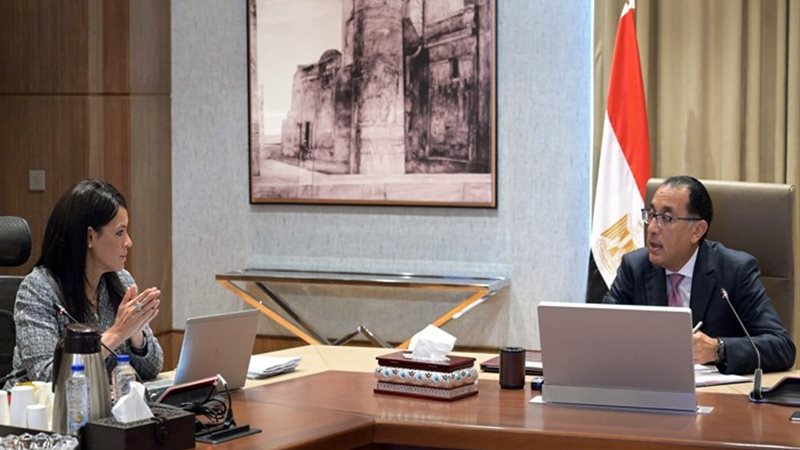 اجتماع رئيس الوزراء مع رانيا المشاط