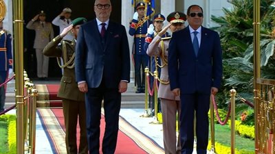 الرئيس السيسي يستقبل رئيس إستونيا بقصر الاتحادية (فيديو)