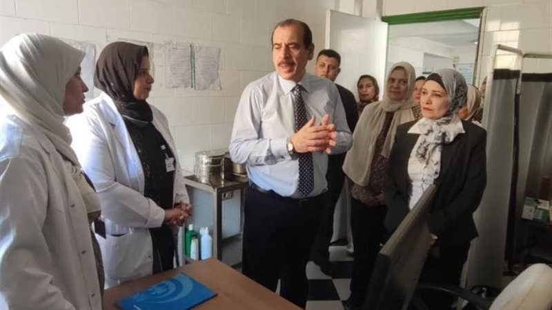 خلال الزيارة