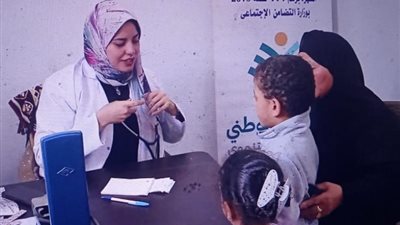تنظيم قافلة طبية ضمن التحالف الوطني لخدمة المواطنين في كفر الشيخ