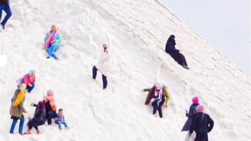 جبال الملح في بورسعيد