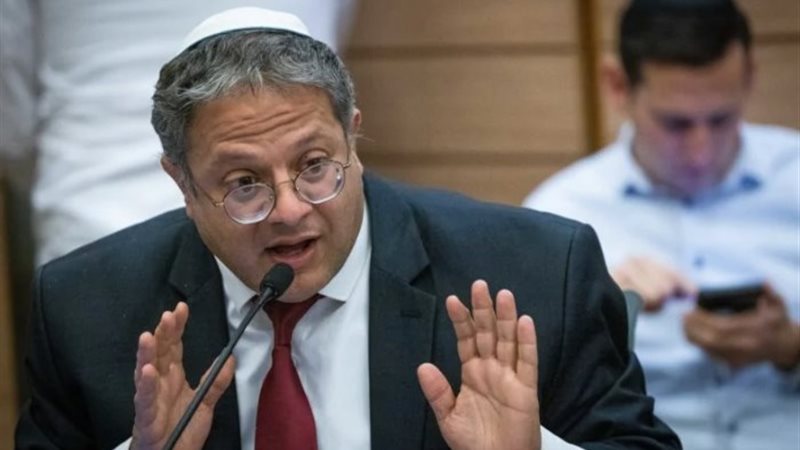 إتمار بن جفير وزير الأمن الإسرائيلي