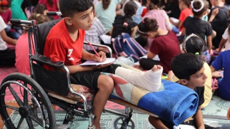مأساة الطلاب الفلسطينين في ظل العدوان على قطاع غزة