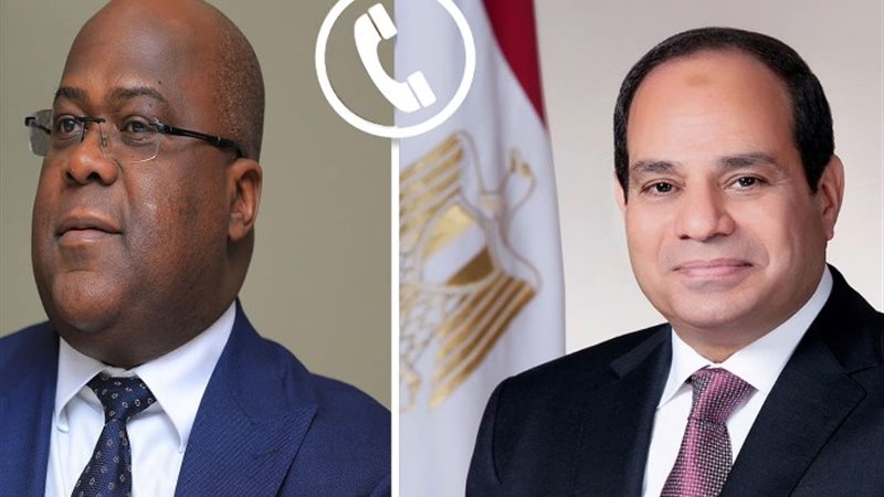 الرئيس السيسي ورئيس الكونغو الديمقراطية