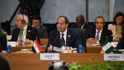 الرئيس السيسى: لا سبيل لمكافحة الجوع والفقر إلا بإقامة شراكات دولية متوازنة