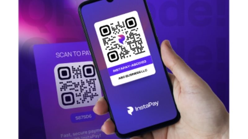 خدمة QR code للتجار عبر انستاباي