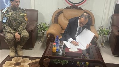 وزير الخارجية يوجه رسالة لشرطة حفظ السلام المصرية بالكونغو الديمقراطية