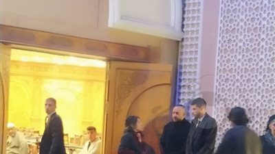 بدء مراسم عزاء محمد رحيم في مسجد الشرطة بالشيخ زايد (صور)