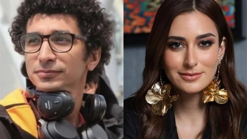 أمينة خليل والمخرج كريم الشناوي