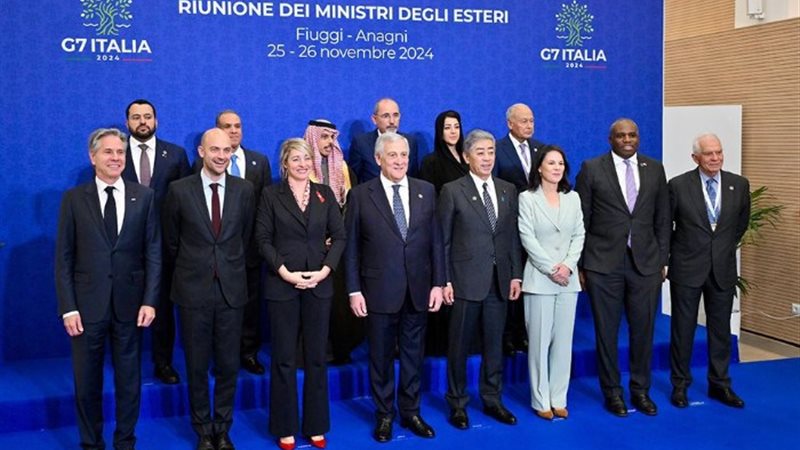 اجتماع وزراء خارجية مجموعة السبع G7