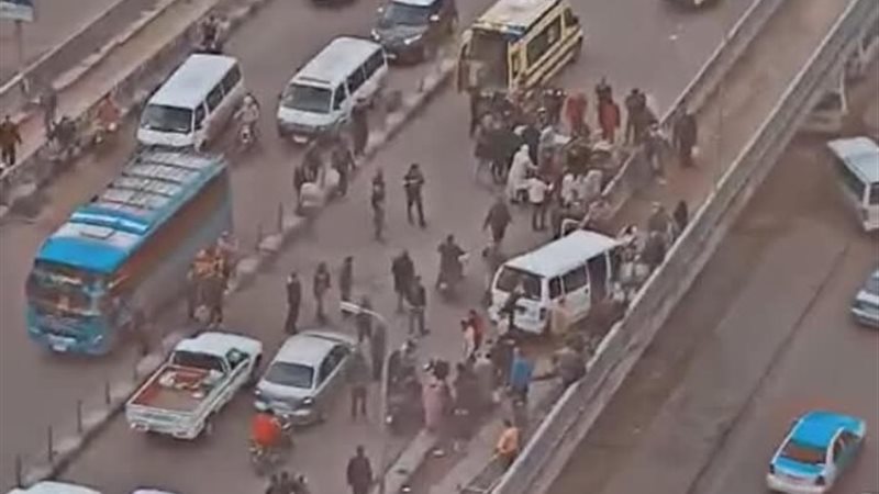 حادث تصادم الميكروباص