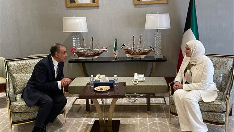 وزير الخارجية بدر عبد العاطي ووزيرة المالية الكويتية