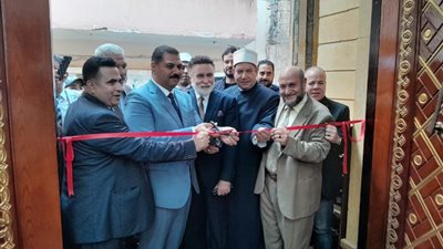 وسط أجواء احتفالية، نائب محافظ الغربية يفتتح مسجد الخطيب ببسيون (صور)