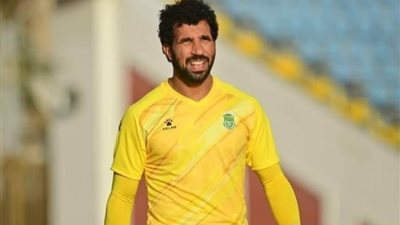 إصابة المهدى سليمان فى مباراة الاتحاد والطلائع
