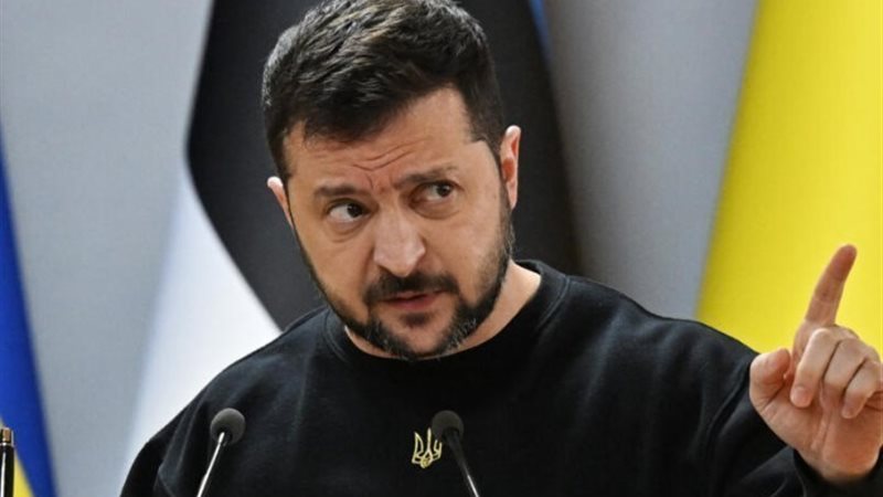 الرئيس الأوكراني فولوديميرر زيلينسكي